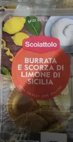 Burrata e scorza di limone