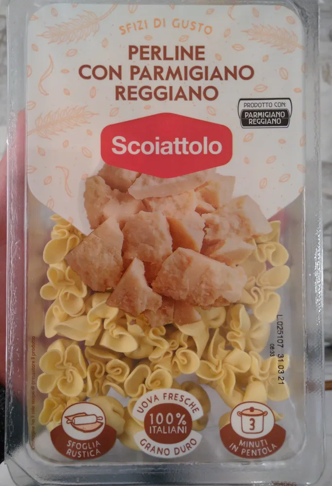 Perline con parmigiano reggiano