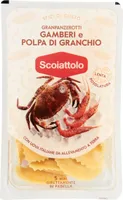 Granpanzerotti gamberi e polpa di granchio