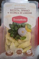 Granpanzerotti ricotta spinaci e scorza di limone