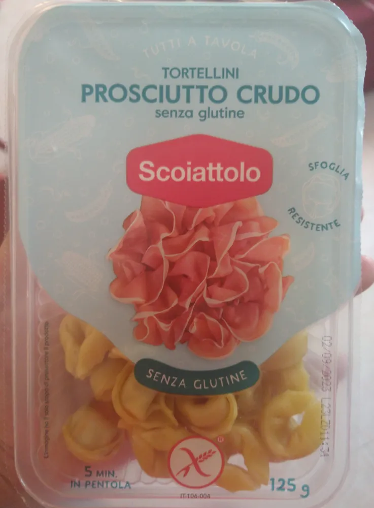 Tortellini prosciutto crudo senza glutine