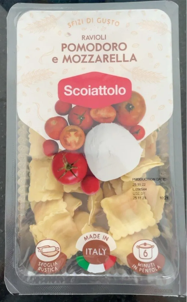 Ravioli pomodoro mozzarella