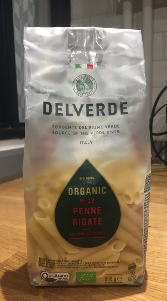 Bio Penne Rigate N. 32 500 GR. Delverde