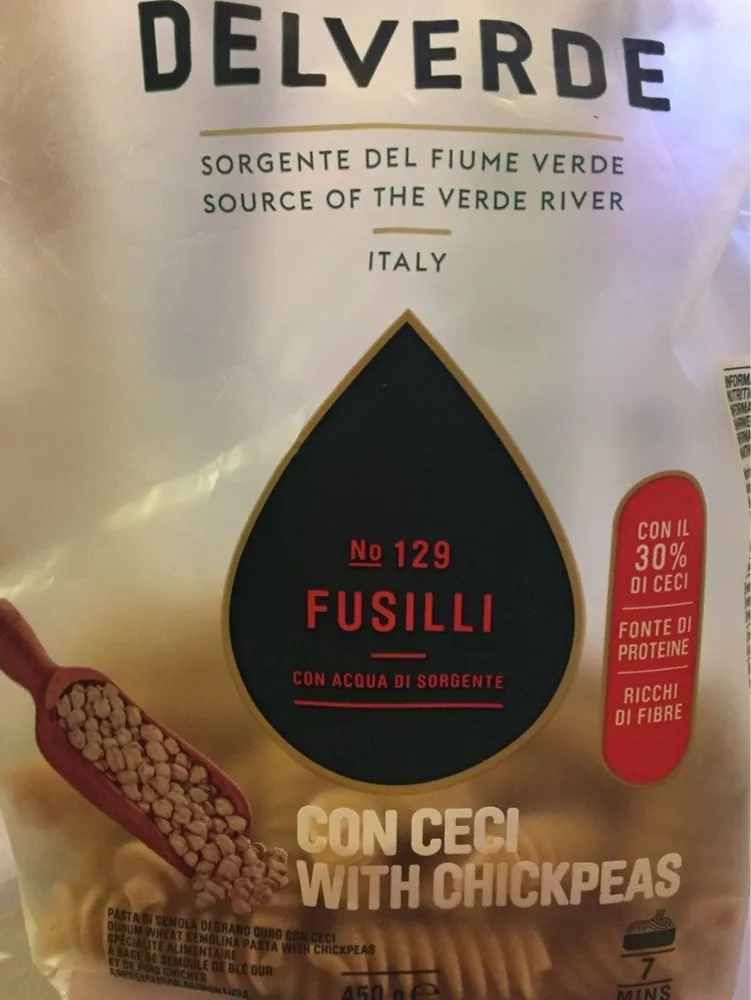 Fusilli avec poischiche