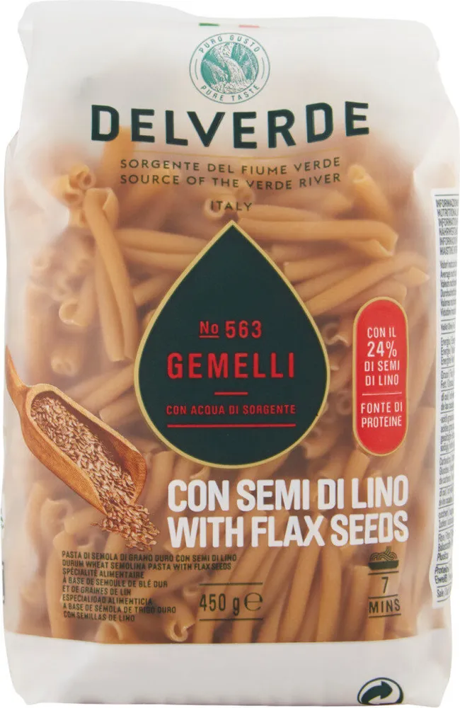 No gemelli con semi di lino