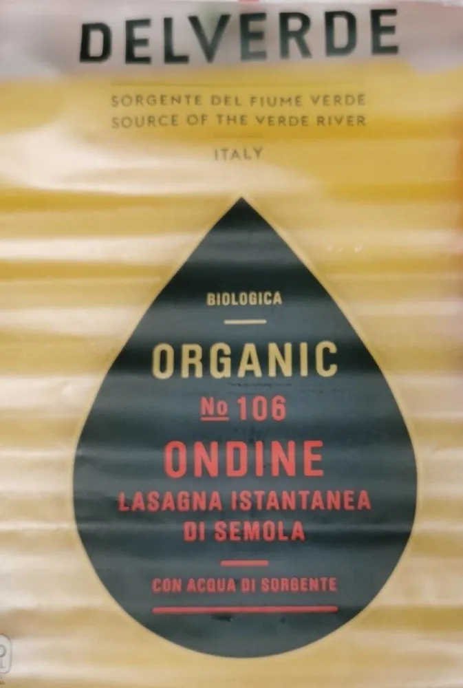 Bio Lasagne Ondine