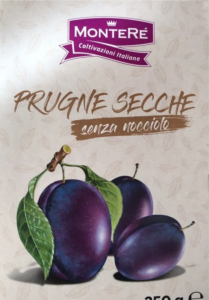 Prugne secche senza nocciolo