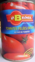 Tomates Pelées Entières au jus de tomates 400 g - La Belinda
