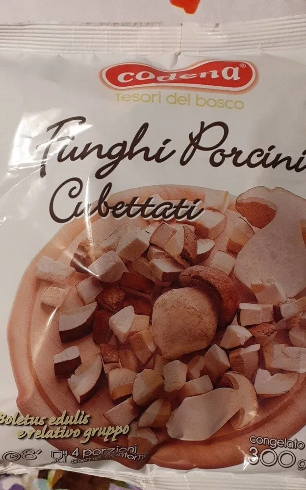 Funghi porcini cubettati