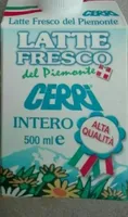 Latte fresco del Piemonte
