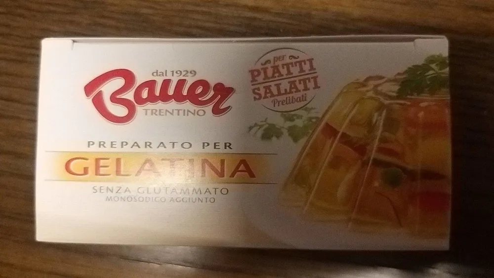 Preparato per gelatina