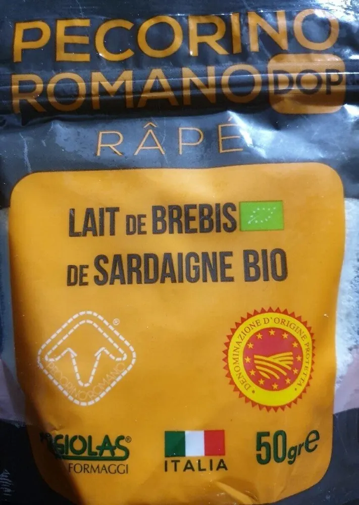 Pecorino Romano rapé DOP