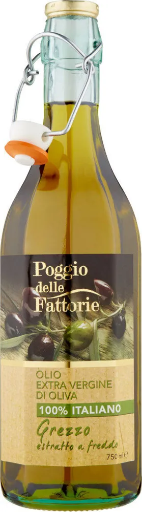 Olio extra vergine di oliva italiano grezzo estratto a freddo
