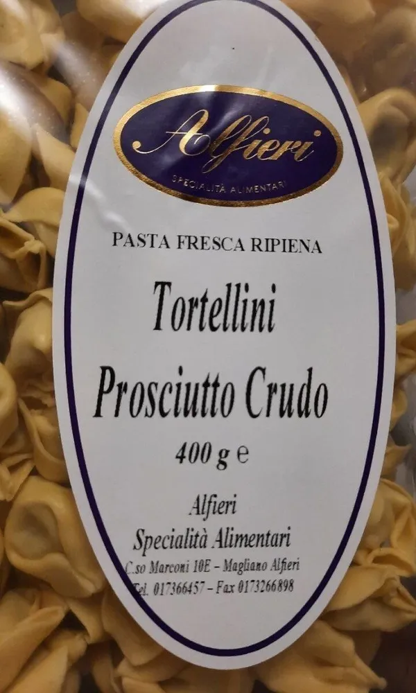 Tortellini prosciutto crudo Alfieri