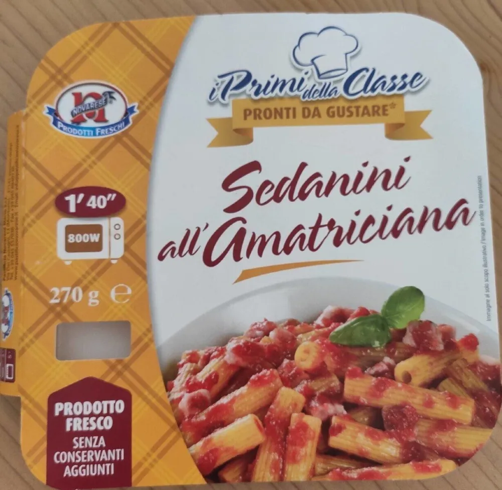 Sedanini all'Amatriciana