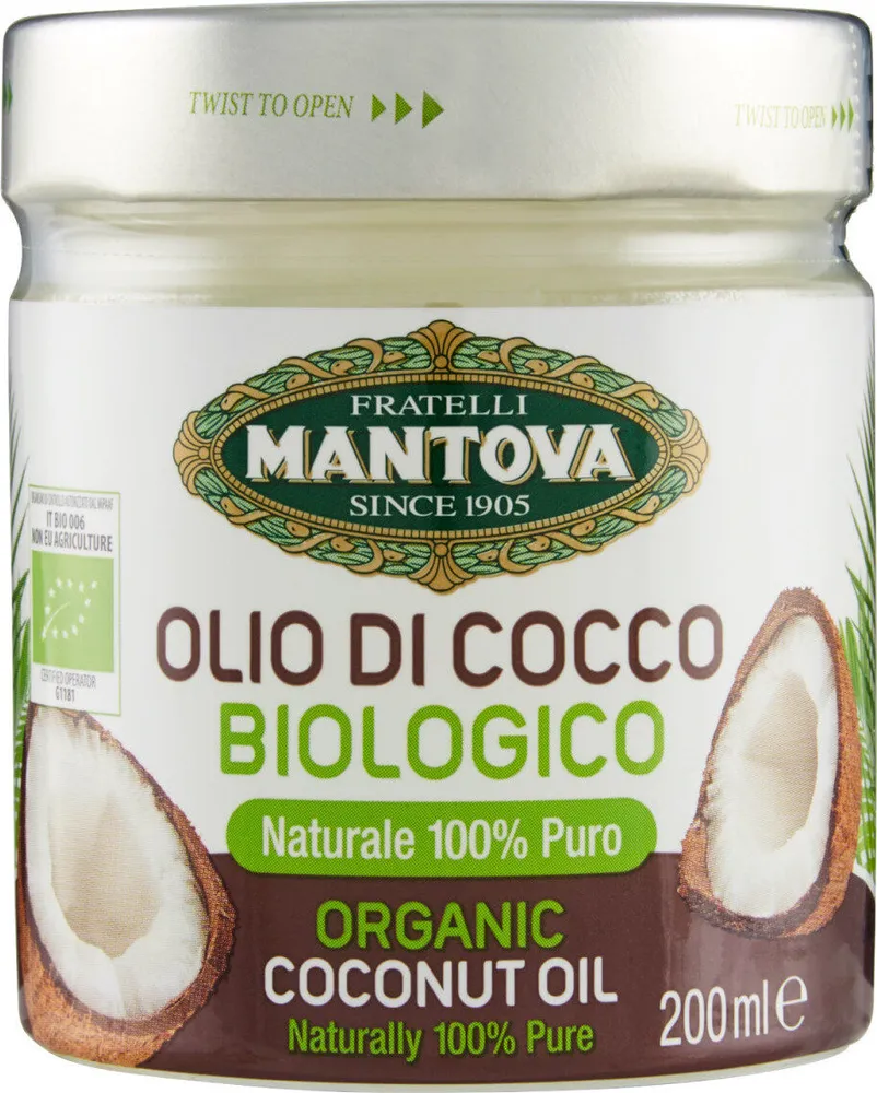 Olio di cocco biologico