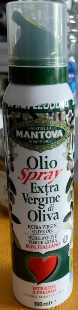 Olio spray extra vergine di oliva