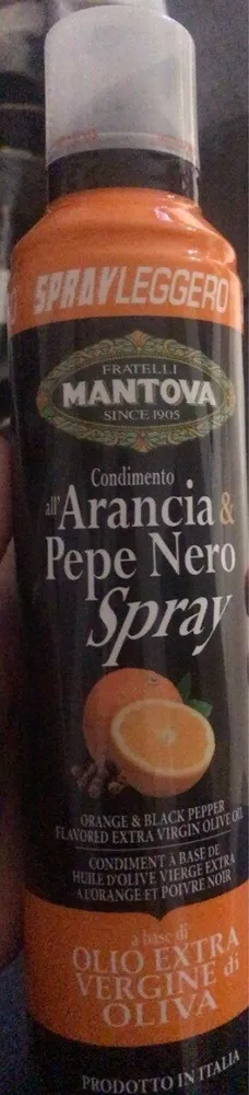 Condimento arancia pepe nero