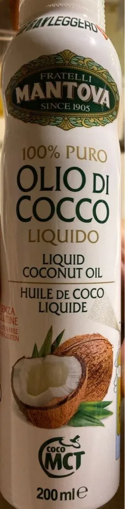 Olio di cocco liquido