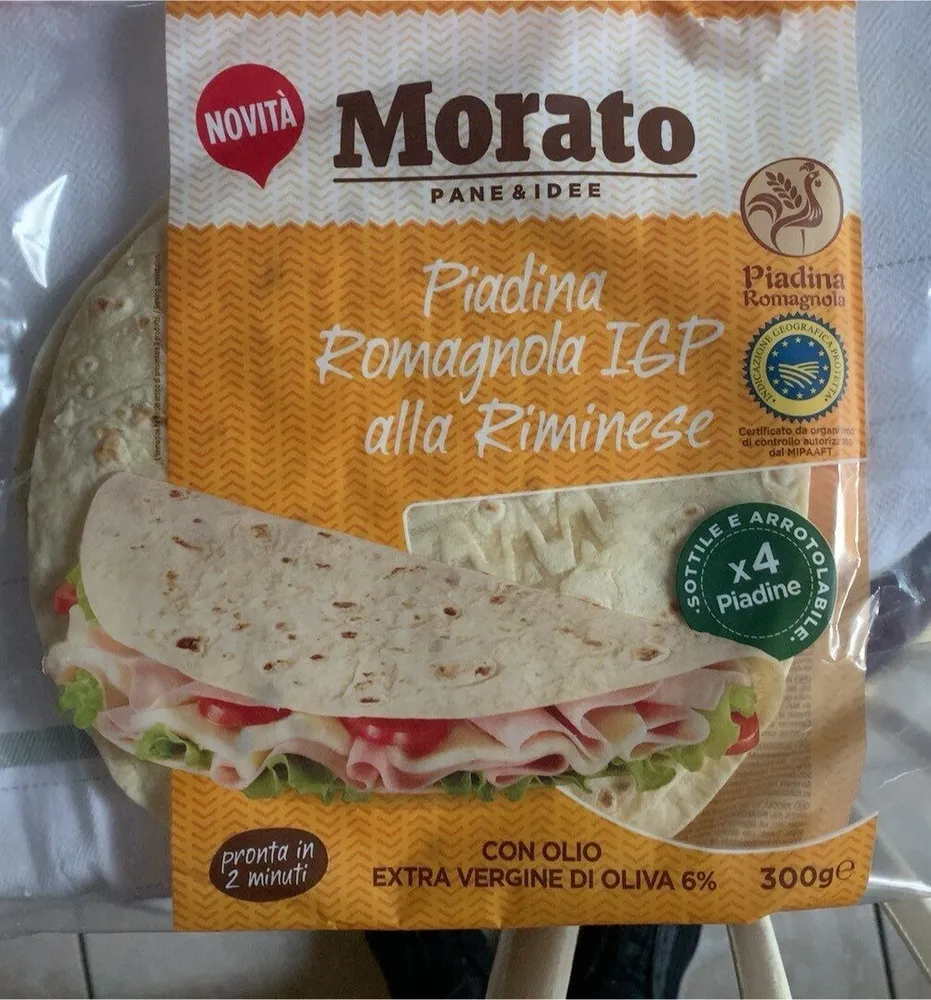 piadina romagnola IGP alla riminese