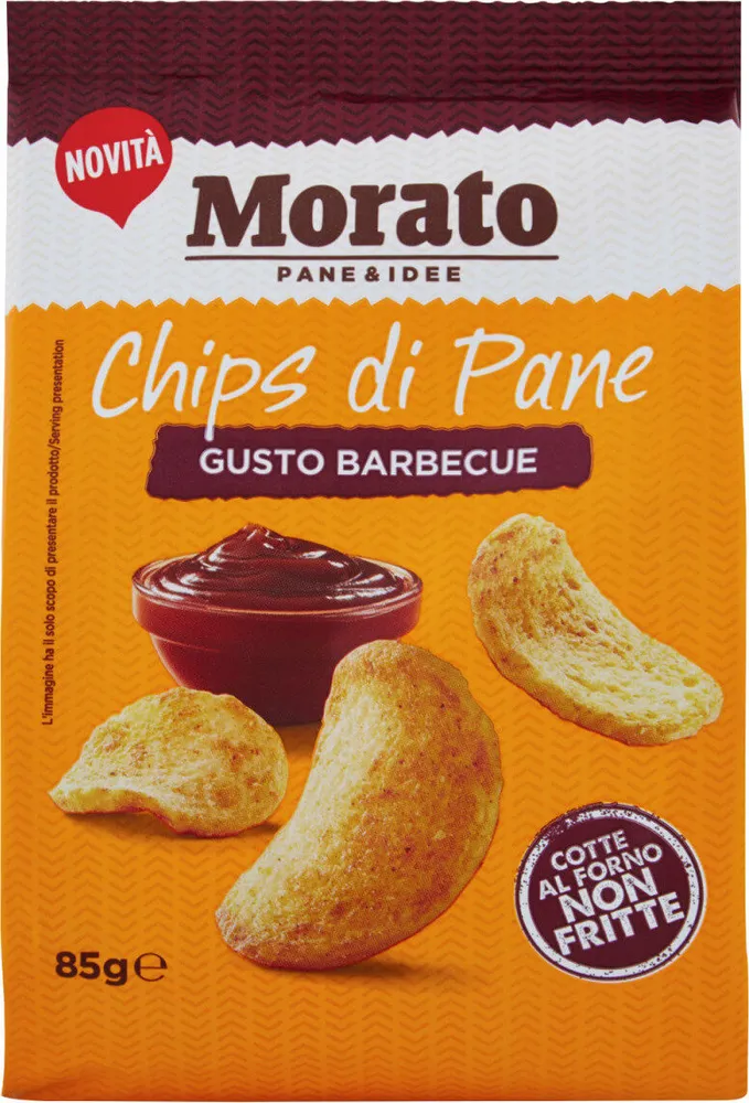 Chips di pane gusto barbecue