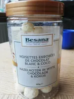 Noisettes enrobées de chocolat blanc & coco