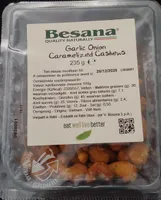 Garlic Onion Caramelized Cashews