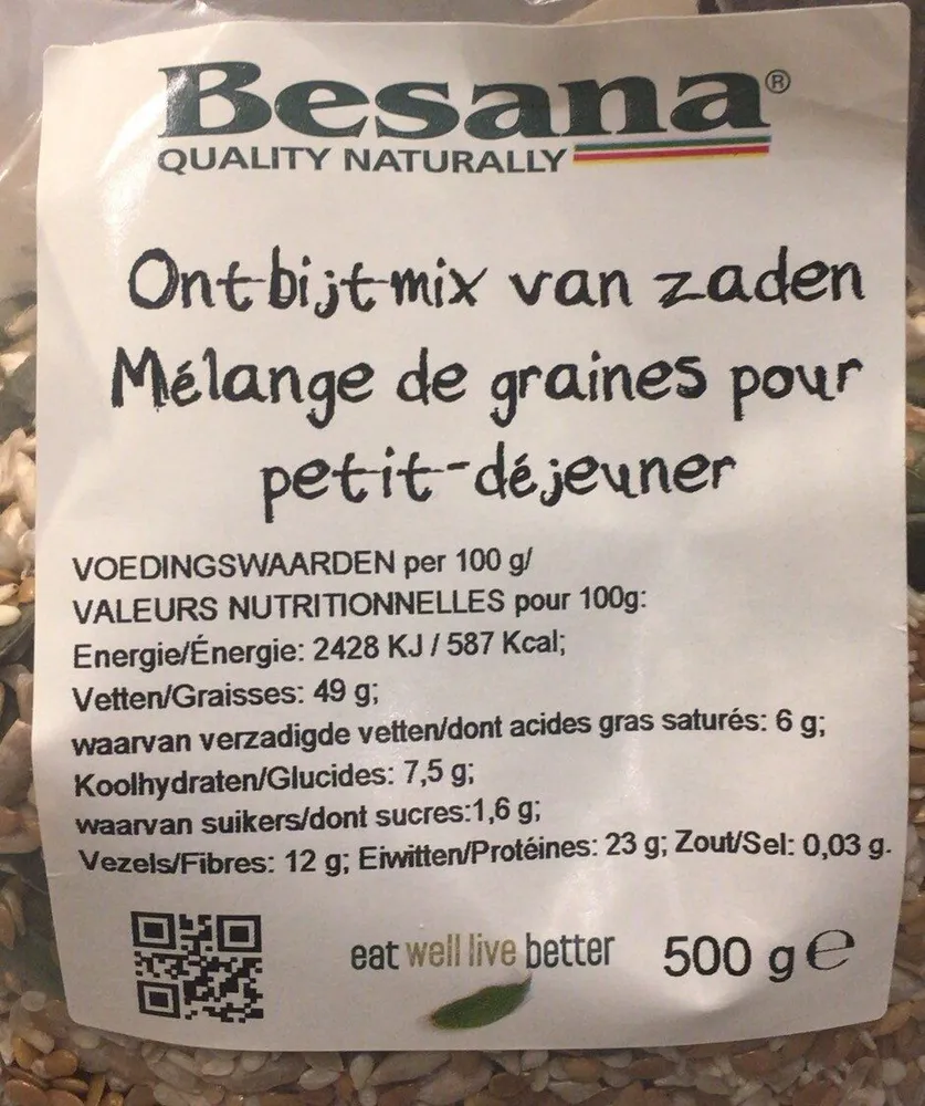 Melange de graines pour petit-dejeuner