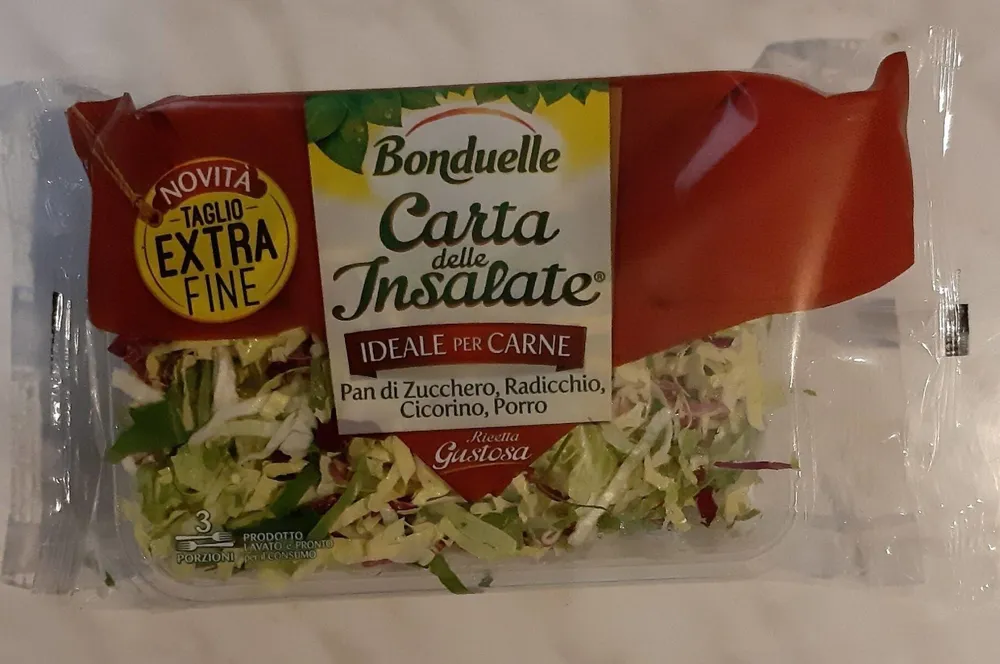 Carta delle Insalate per carne