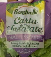 Carta delle insalate piccantina