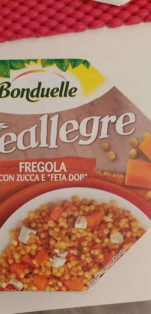 Fregola con Zucca e Feta DOP
