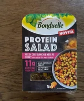 Protein Salad Mix di Ceci bianchi e neri al curry