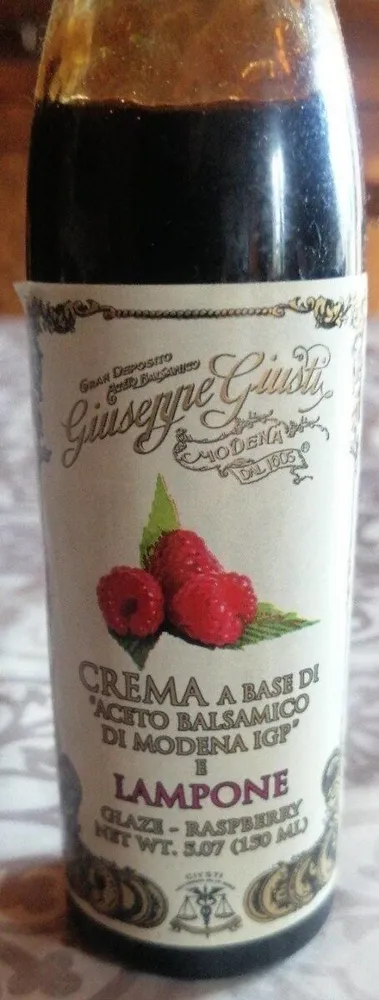 Crema a base di "aceto balsamico Di Modena IGP"