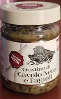 Crostino di cavolo nero e fagioli
