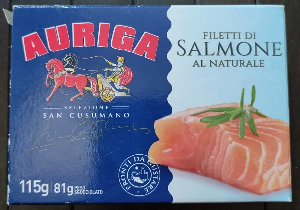 Filetti di salmone al naturale