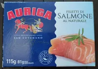 Filetti di salmone al naturale