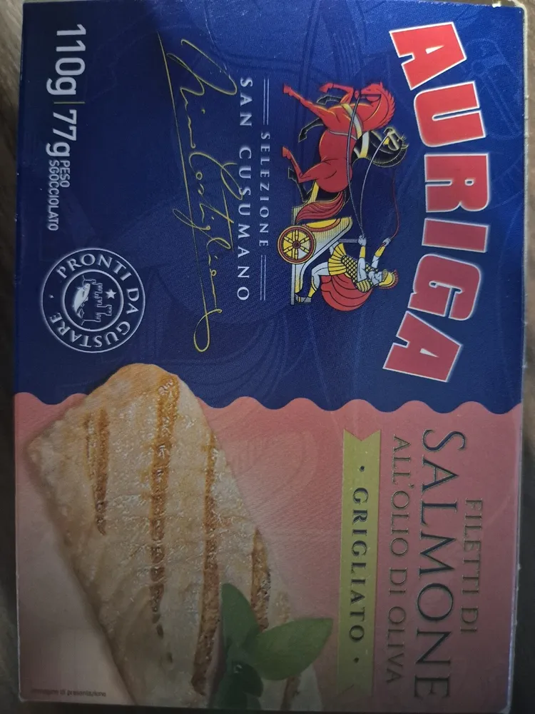Filetto Di Salmone All' Olio Di Oliva Grigliato