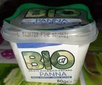 Gelato biologico panna