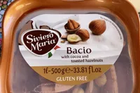 Bacio with cacao and toasted hazelnuts