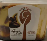 Gelato affogato al caffè