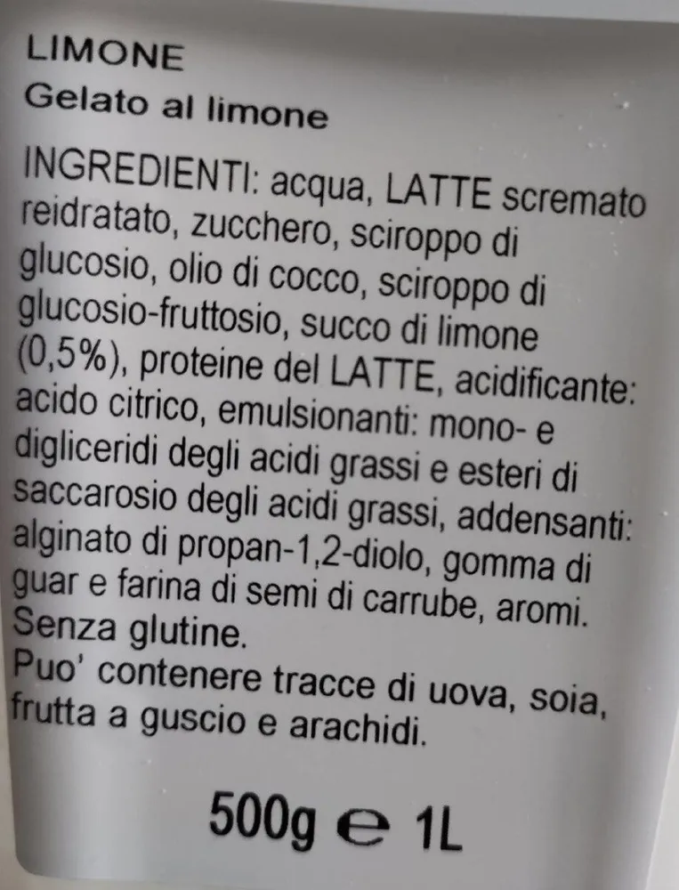 Gelato Limone