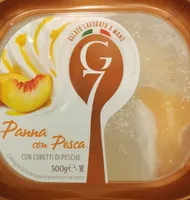 Gelato panna pesca