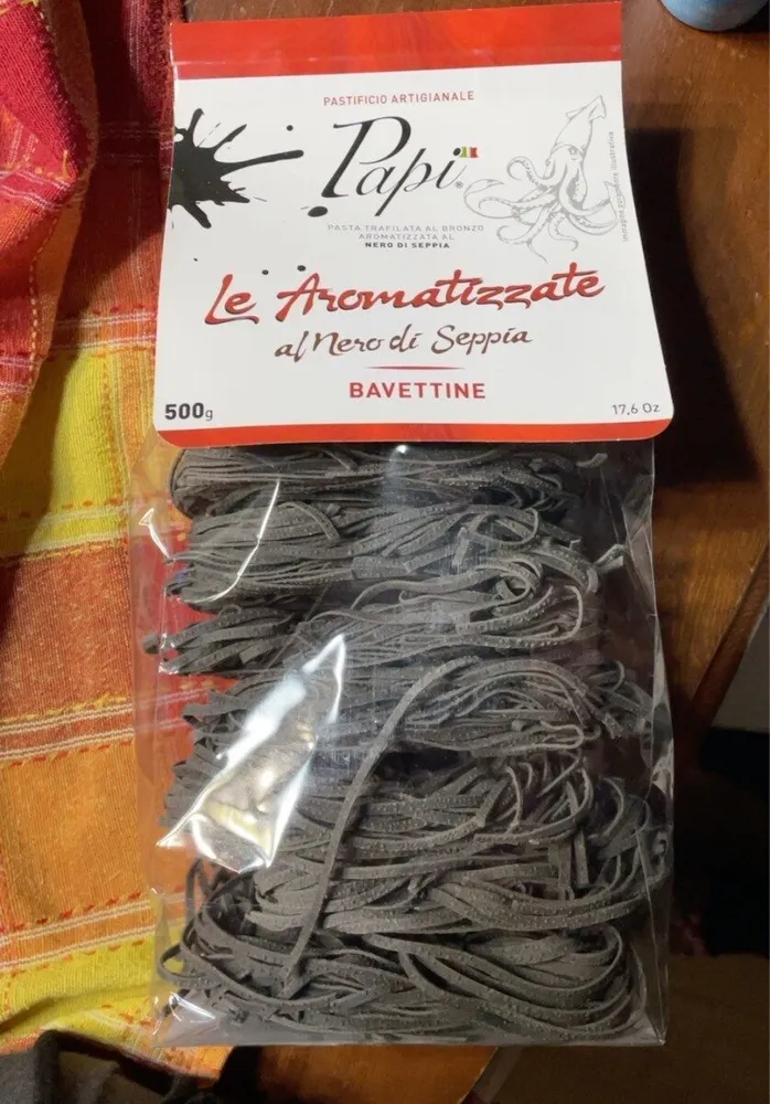 Le aromatizzate al nero di seppia