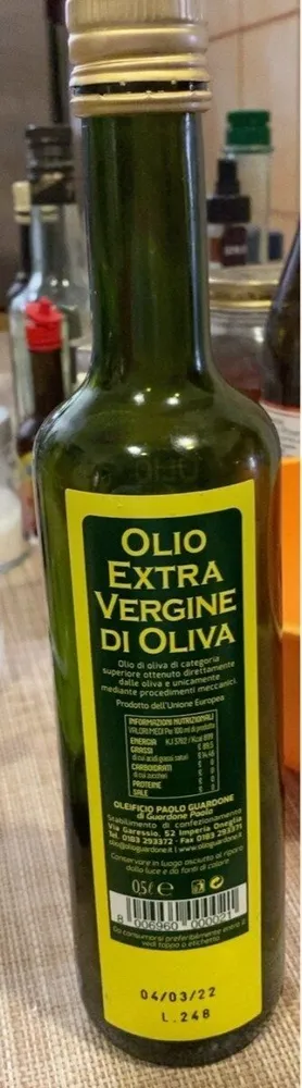 Olio extra vergina di oliva