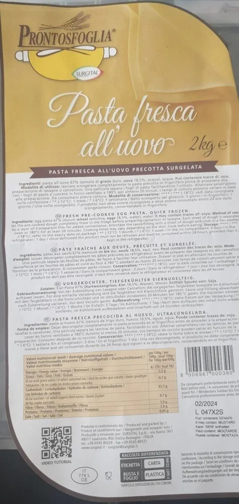 Prontosfoglia