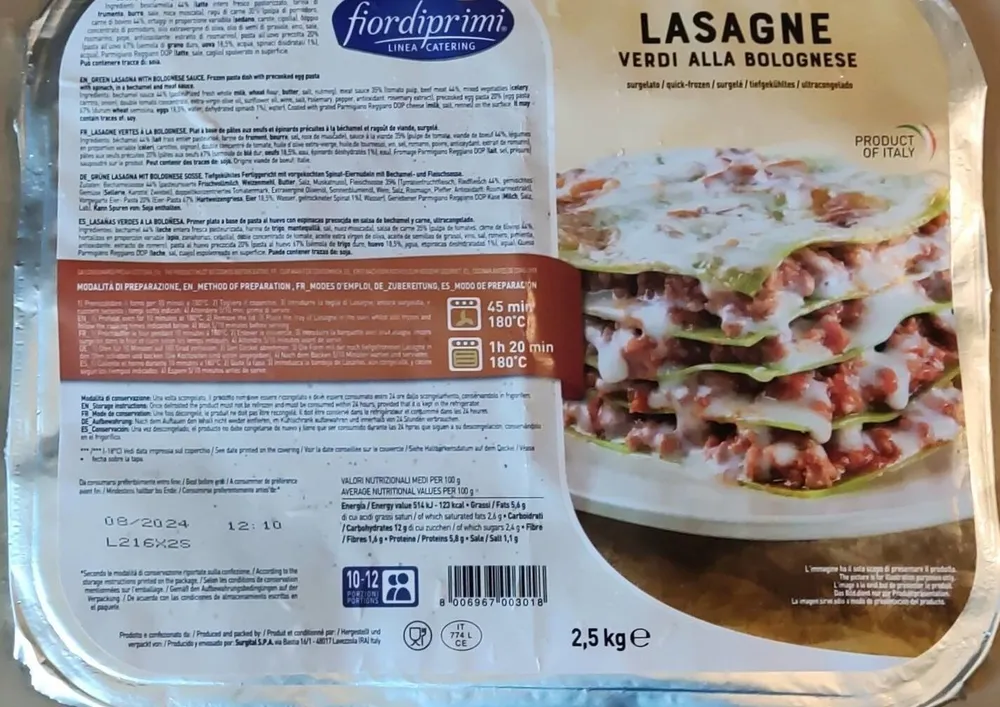 Lasagne verdi alla bolognese