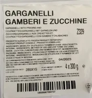 Garganelli ganberi e zucchine
