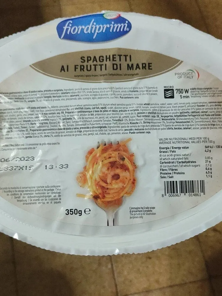 Spaghetti ai frutti di mare