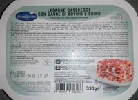 Lasagne caserecce con carne di bovino e suino