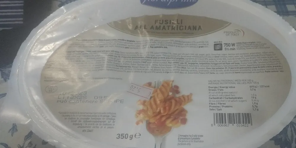 Fusilli matriciana
